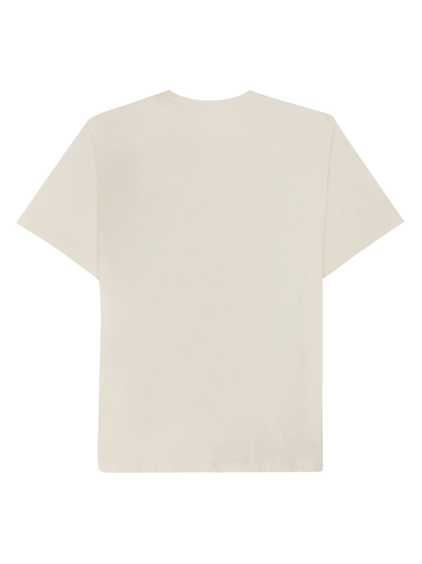 Regenerative Organic Cotton Front Print T-Shirt Egret