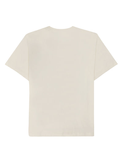 Regenerative Organic Cotton Front Print T-Shirt Egret