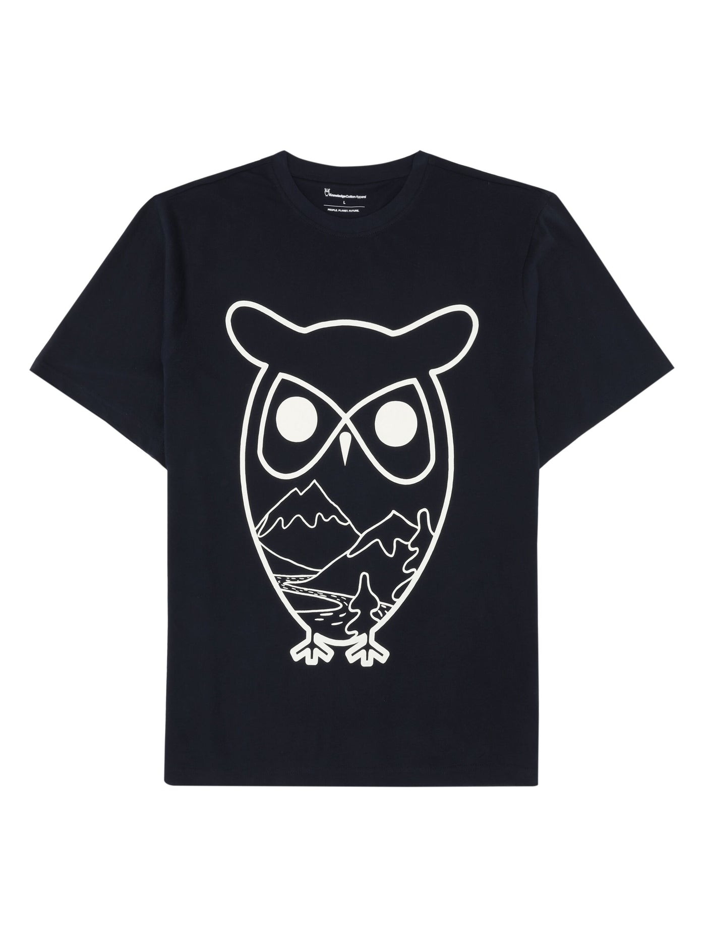 Regenerative Organic Cotton Front Print T-Shirt Night Sky