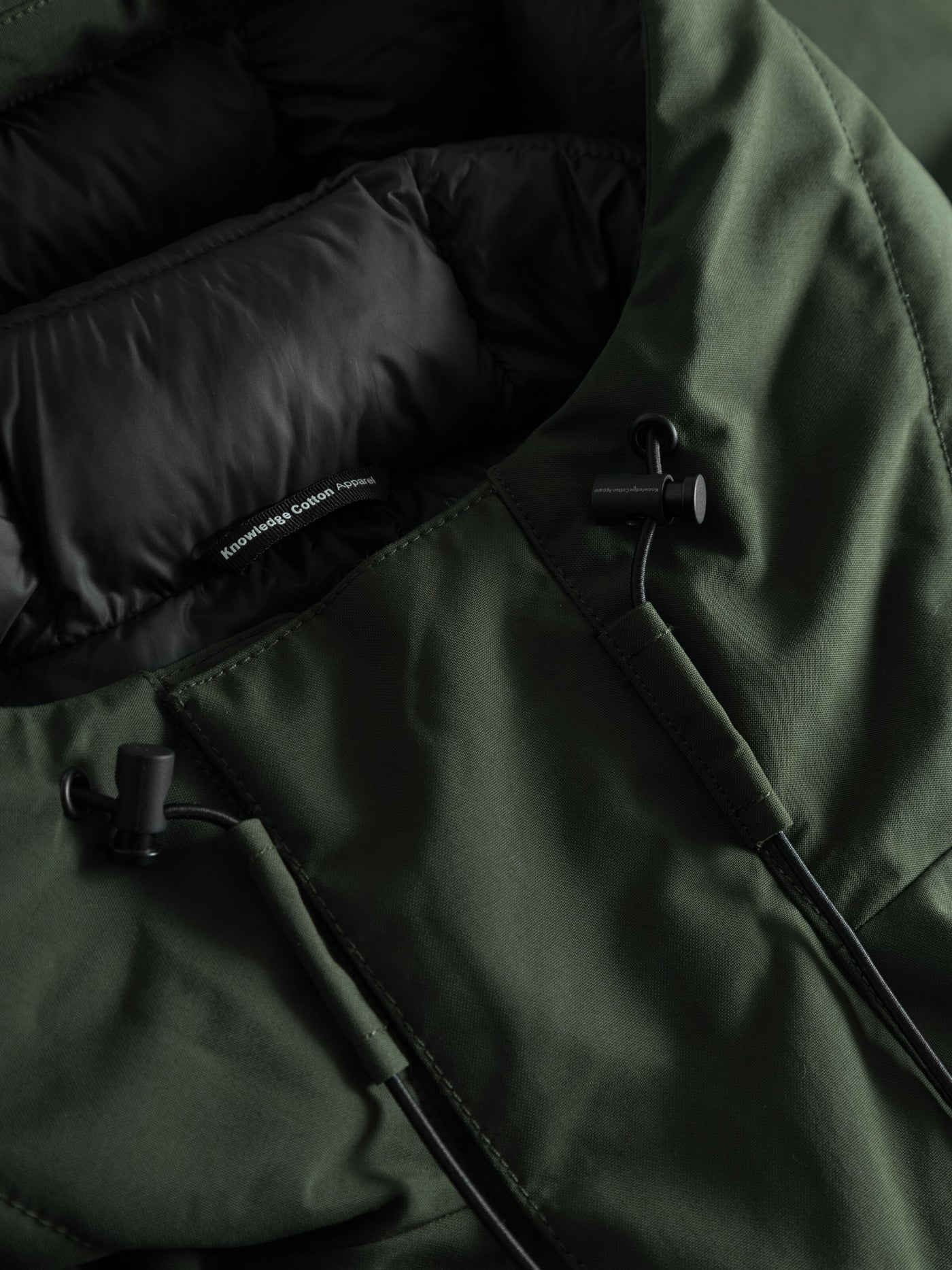 Apex Canvas Long Padded Coat Forrest Night