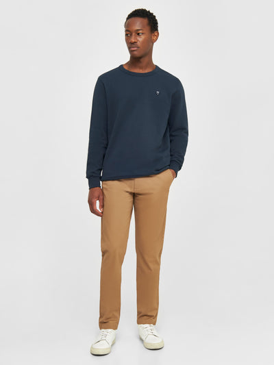 Sweatshirt Erik Basic Badge Total Eclipse