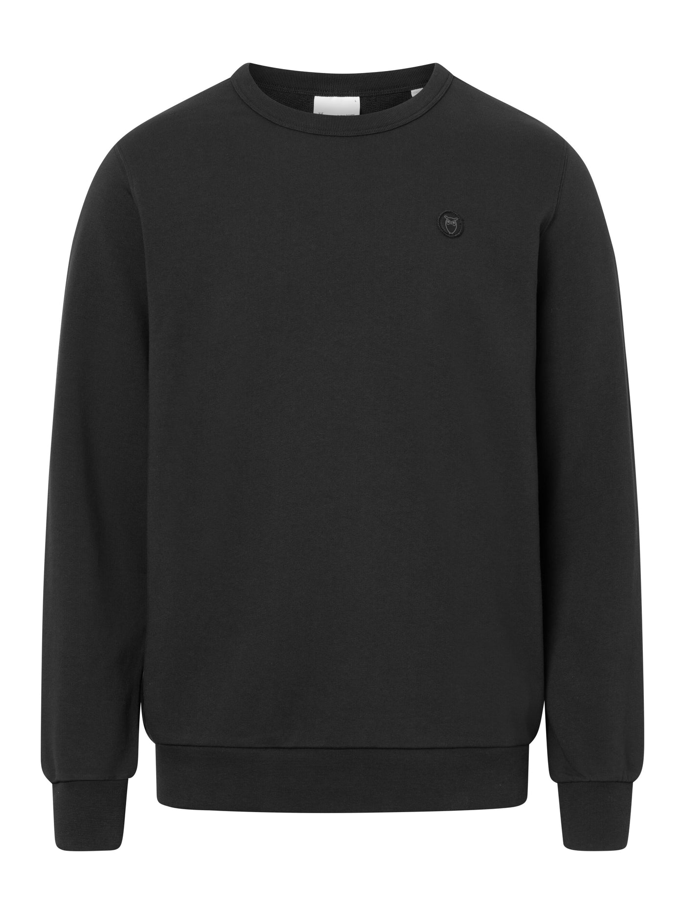 Sweatshirt Erik Basic Badge Black Jet