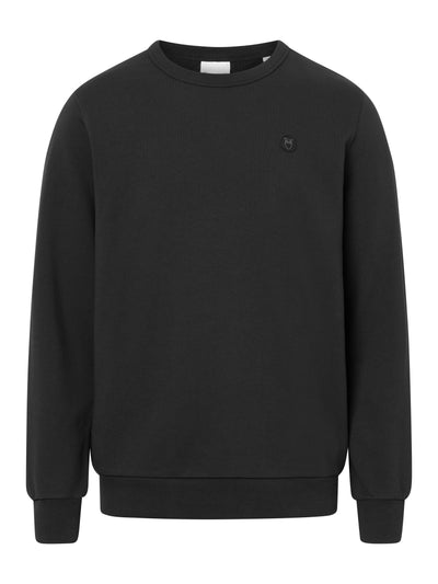 Sweatshirt Erik Basic Badge Black Jet