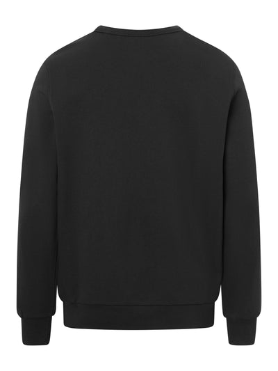 Sweatshirt Erik Basic Badge Black Jet