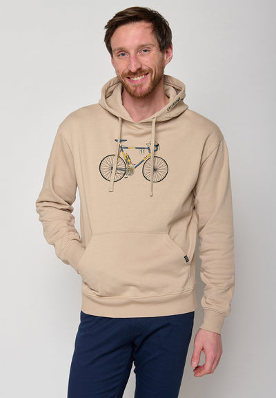 Hoodie Bike Knut Joy Latte