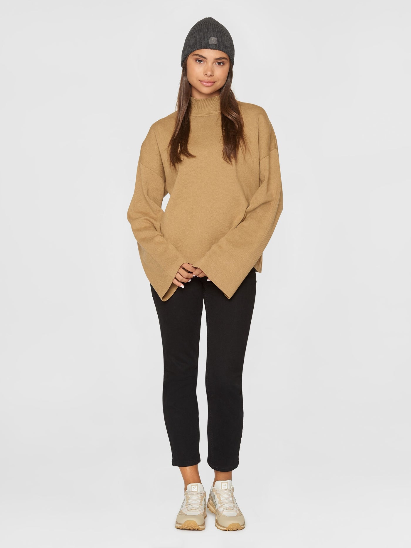 Mütze Rib Hat Dark Grey Melange