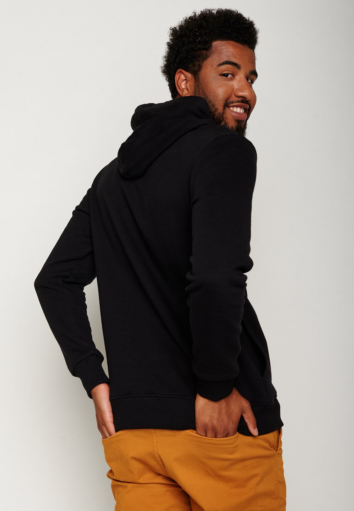 Hoodie Basic Star Black