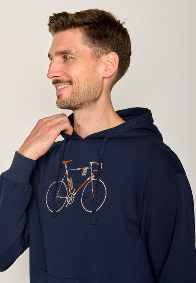 Hoodie Bike Jack Simple Joy Navy