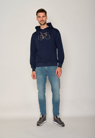 Hoodie Bike Jack Simple Joy Navy