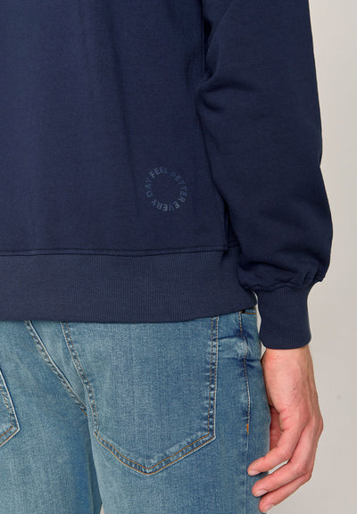 Hoodie Bike Jack Simple Joy Navy
