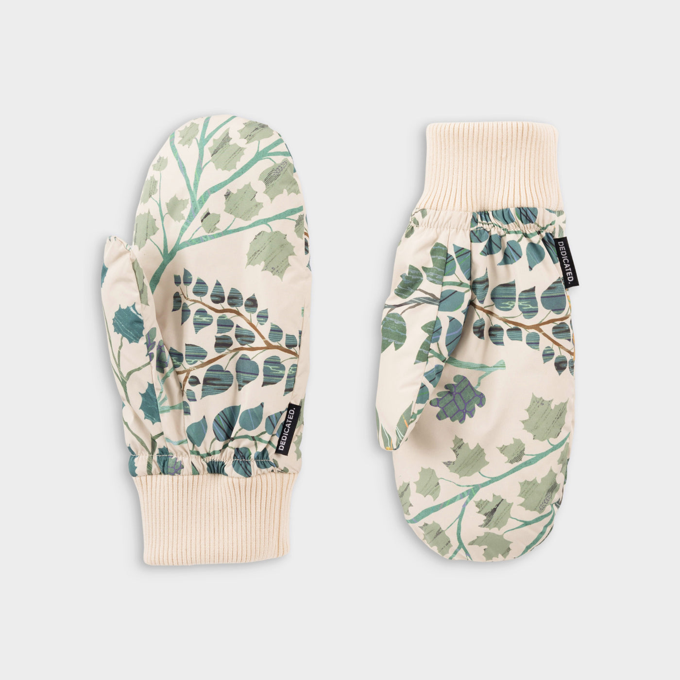 dedicated handschuhe Gloves Ritsem Botanical Quilt Oat White von Dedicated Brand