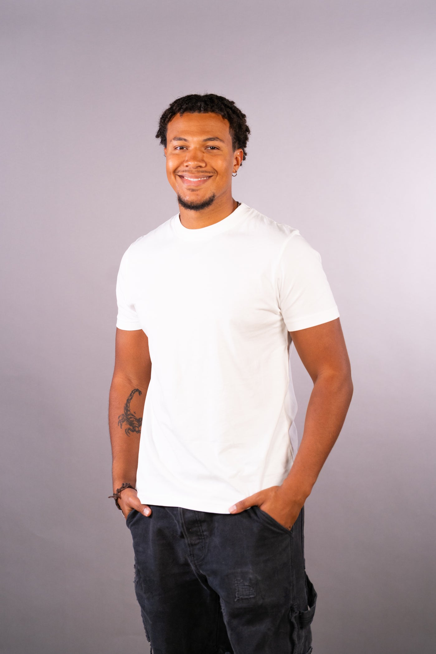 3er Pack Basic T-Shirts Weiß