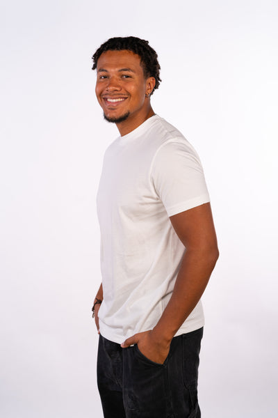 3er Pack Basic T-Shirts Weiß