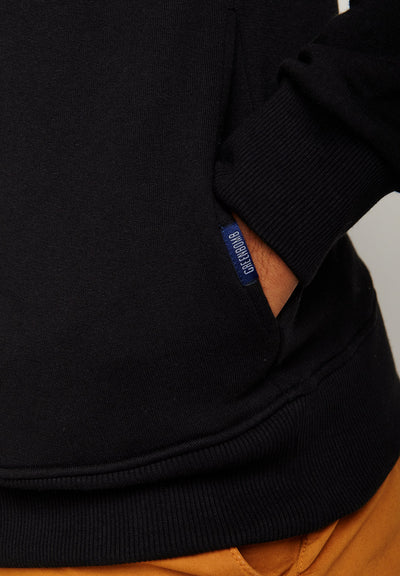 Hoodie Basic Star Black