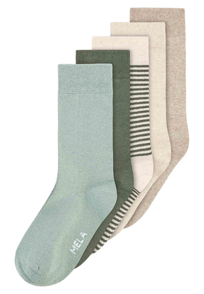 Socken 5-pack Super Sustainable Basic Mix Soft Earth