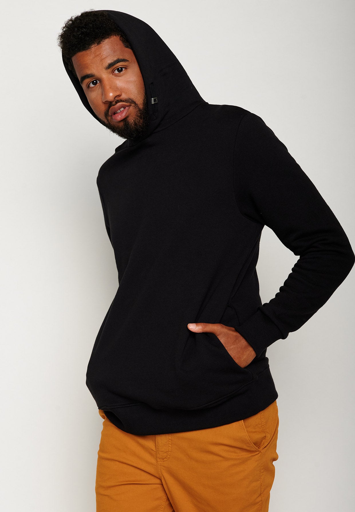 Hoodie Basic Star Black