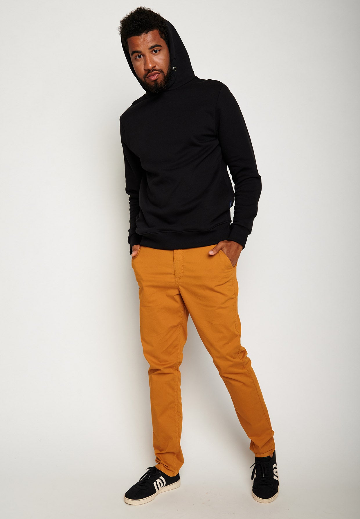 Hoodie Basic Star Black