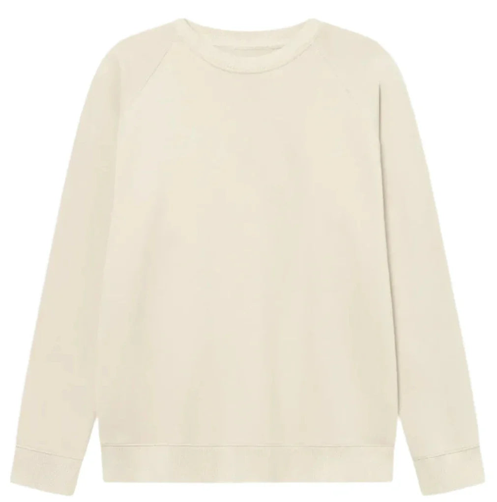 Sweatshirt Malmoe Base Oat White