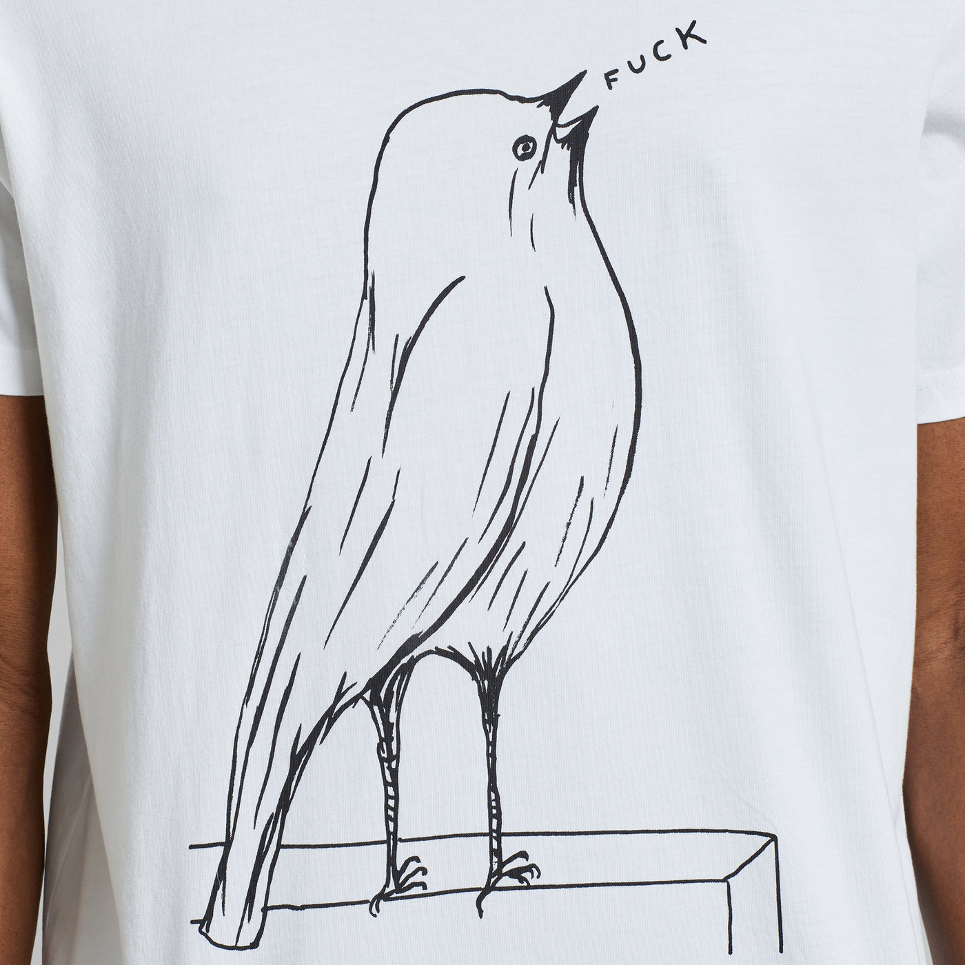 T-Shirt Stockholm F Bird White