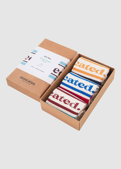 3-pack Sport Socks Ullevi Logo Whisper White von Dedicated Brand.