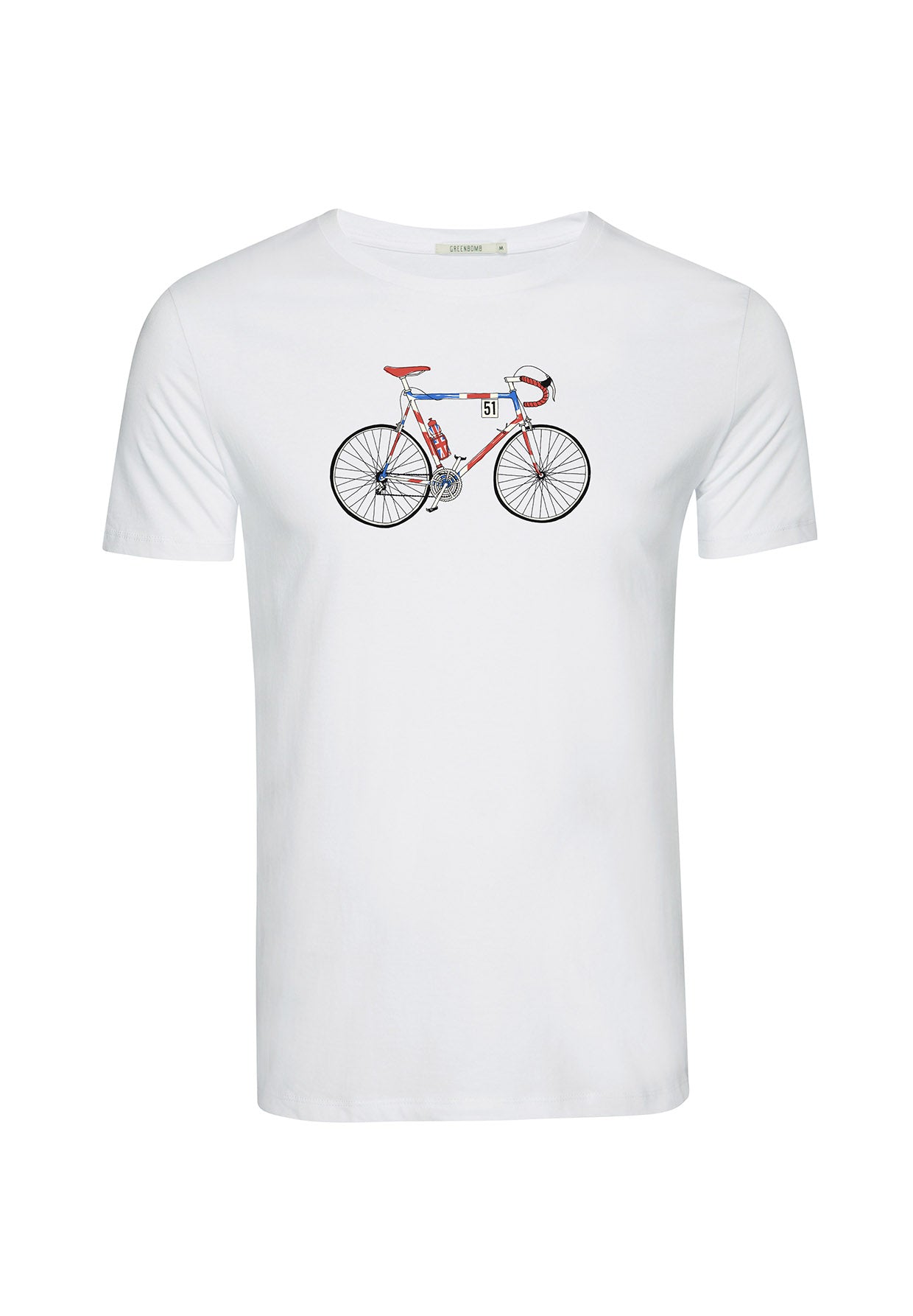 T-Shirt Bike Jack Guide White