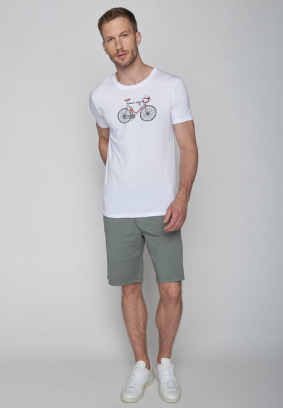 T-Shirt Bike Jack Guide White