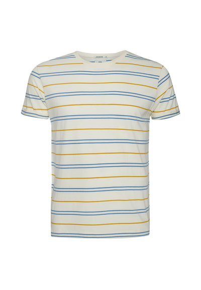 T-Shirt Basic Roll Creme Stripes