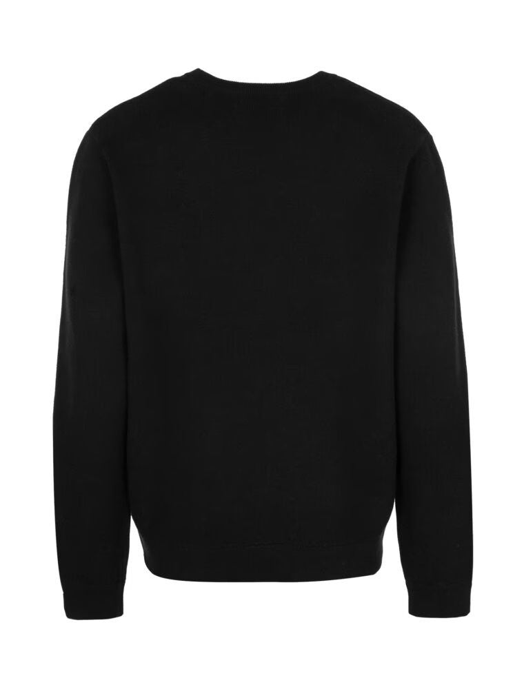 Pullover Heavy Flag Knit Black