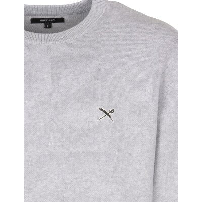 Pullover Heavy Flag Knit Ash Heather