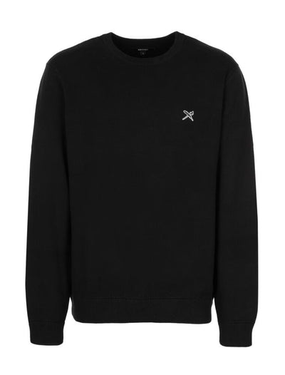 Pullover Heavy Flag Knit Black