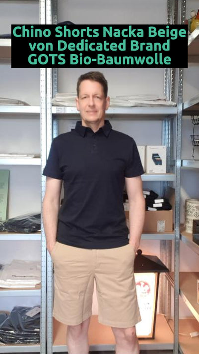 Hose Chino Shorts Nacka Beige