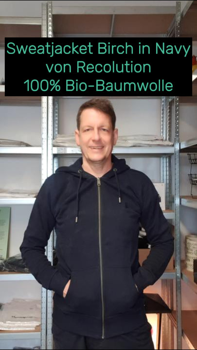 Sweatjacket Birch Dark Navy