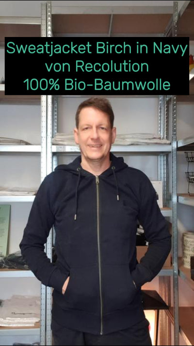 Sweatjacket Birch Dark Navy