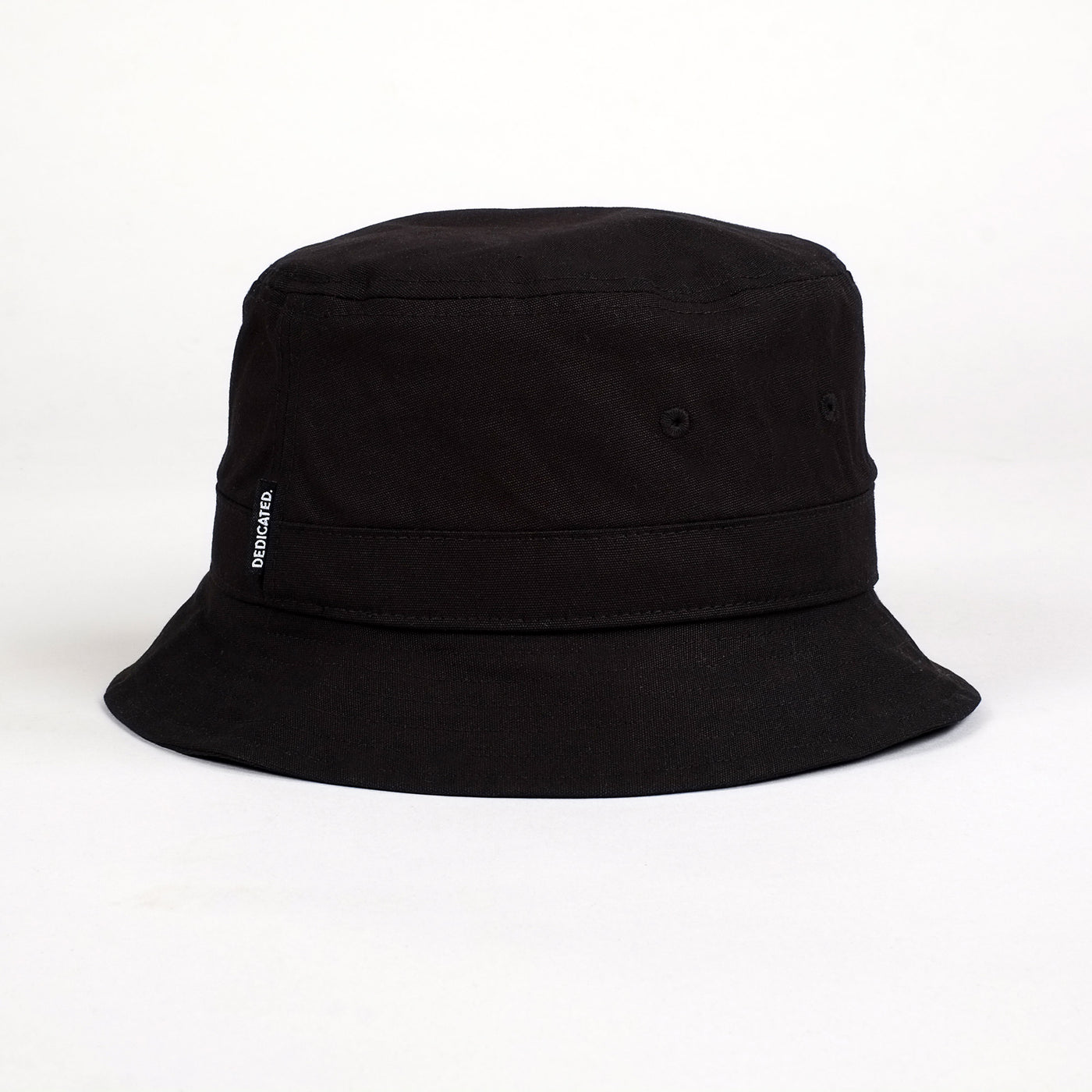 Bucket Hat Logo Black Schwarz