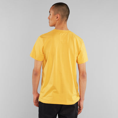 T-Shirt Stockholm Save The Whales Honey Yellow