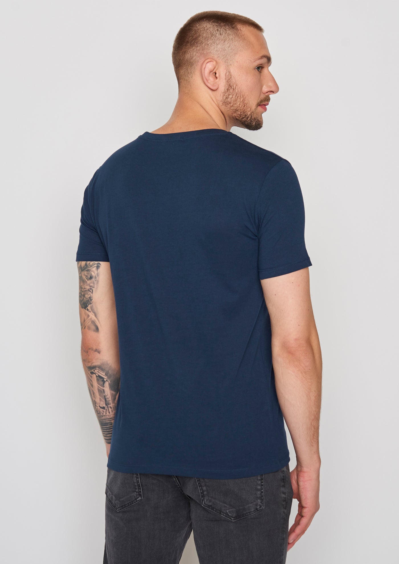 T-Shirt Basic Guide Navy Blau