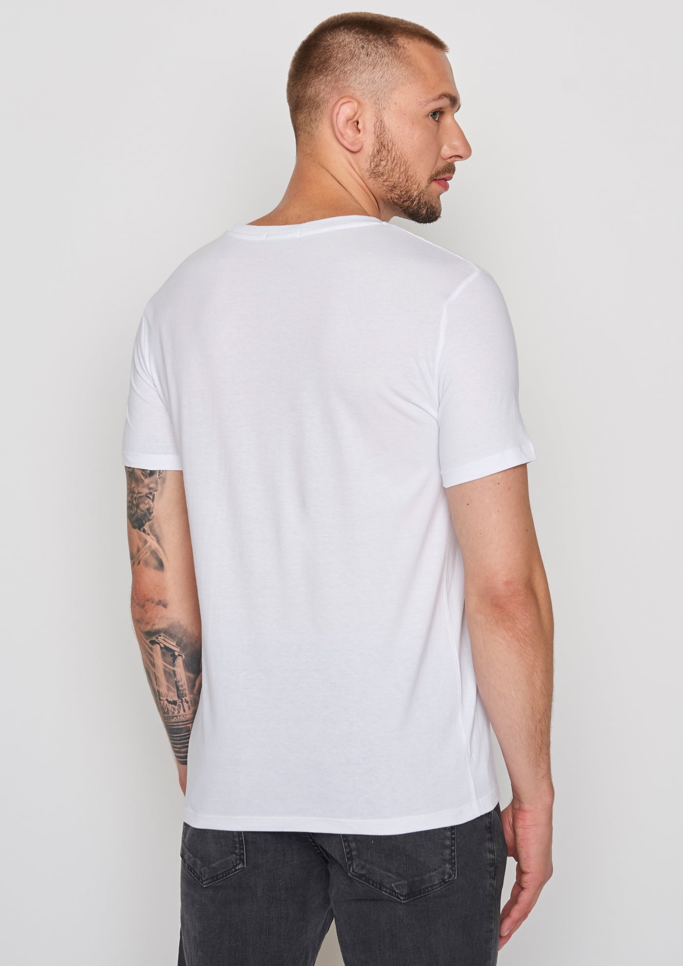 T-Shirt Basic Guide White Weiß