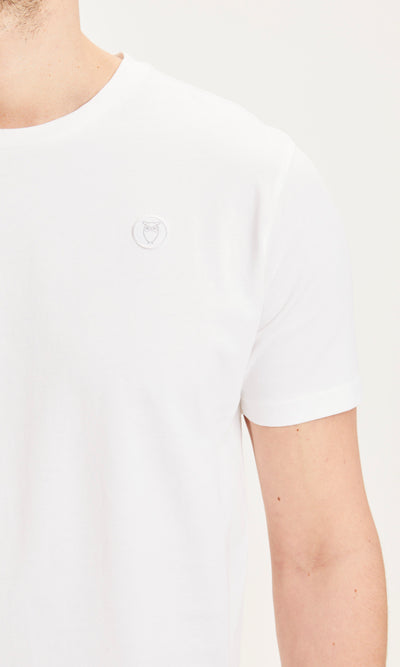 T-Shirt Alder Badge Bright White