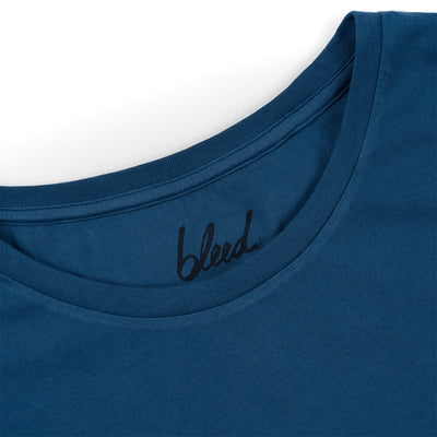 T-Shirt Paisley Logo T-Shirt Blau