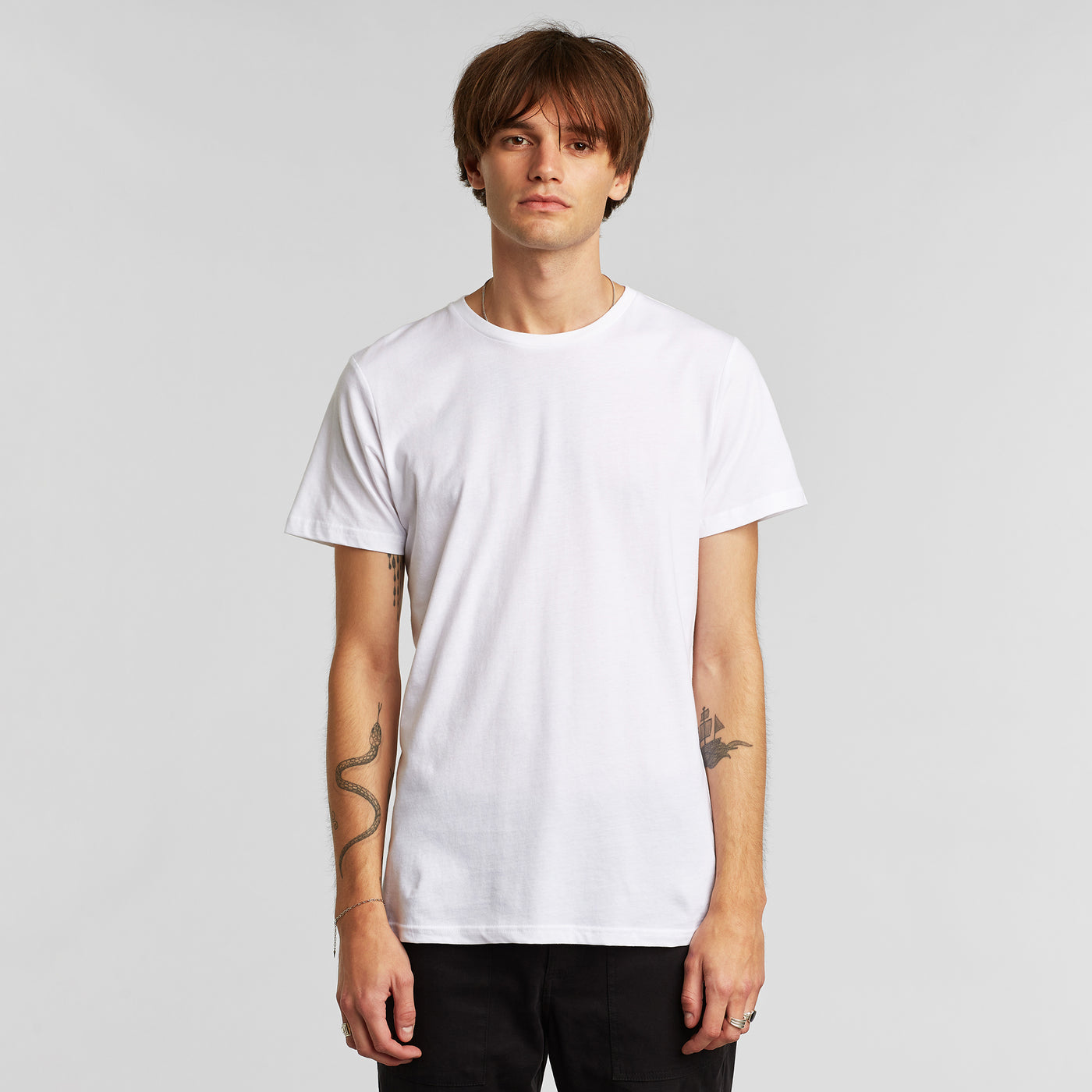 T-ShirtStockholm Base 3-Pack White in weiß.