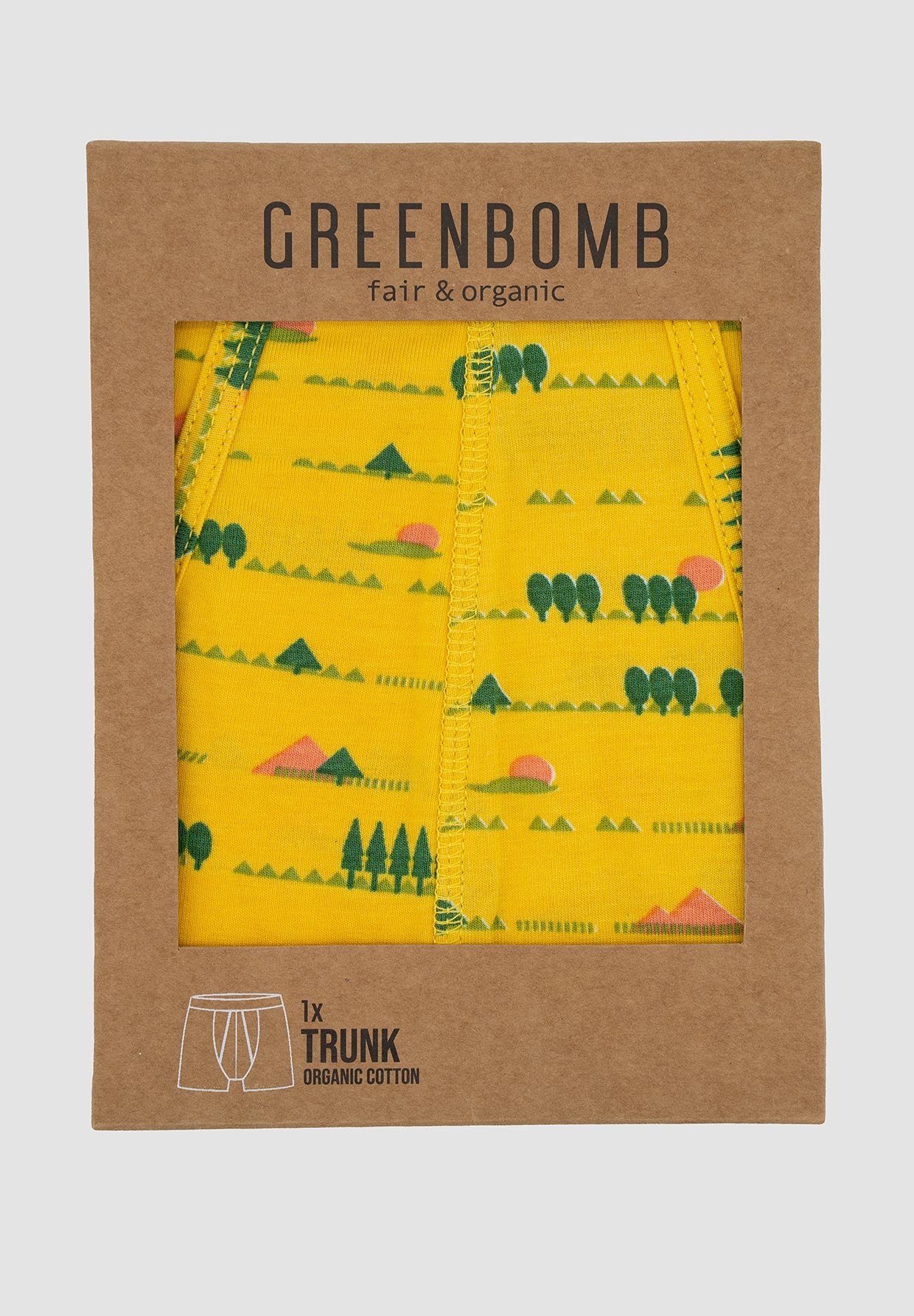 Trunk Nature Triangles Yellow
